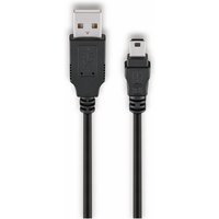 Usb 2.0 Hi-Speed Anschlusskabel a/b, 50768, 3 m, schwarz - Goobay von Goobay