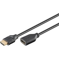 Goobay - High-Speed-HDMI™-Verlängerungskabel mit Ethernet, 4K/60Hz. Kabellänge 5 m von Goobay