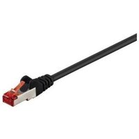 Goobay - Netzwerkkabel ® cat 6 RJ45-Stecker/RJ45-Stecker 1,5m geschirmt schwarz von Lenco