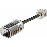 Goobay - Telefonhörerkabel-Entwirrer (Anti-Twist-Adapter), verhindert das Verknoten von Telefonhörerkabeln (58856) von Goobay