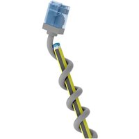 Ultraflexibles CAT 6A Patchkabel, slim, U/UTP, grau, extrakurze Stecker, reiner Kupferleiter (CU), LSZH, TPE-Mantel, AWG 32. Kabellänge 10 m von Goobay