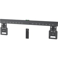 Ultraslim TV-Wandhalterung Basic fixed (xl), schwarz, Halterung für Fernseher von 43 bis 100 Zoll (109 – 254 cm), max. 75 kg, ultraflaches Design mit von Goobay