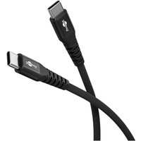 Usb-c Kabel 73952 0,5m schwarz supersoft - Goobay von Goobay