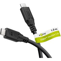 Usb-c Kabel 74182 USB4 240W 1m schwarz 40 Gbit/s - Goobay von Goobay
