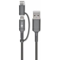 GOOBAY USB 2.0 Typ C/B Anschlusskabel 71892, 1 m, schwarz von Goobay