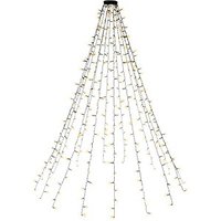 goobay Baummantel mit Ring LED Lichtervorhang grün von Goobay