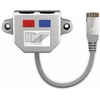 GOOBAY CAT.5 Kabel-Splitter Y-Adapter, Beschaltung 1:1 von Goobay