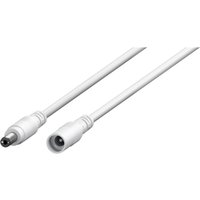goobay Cable DC-Verlängerungskabel 3m - 5.5x2.1mm, Stecker und Buchse, Weiß, für 5-24V und bis zu 5A, Ideal für LEDs, Router, Kameras, 76675 goobay Cable DC-Verlängerungskabel 3m - 5.5x2.1mm, Stecker und Buchse, Weiß, für 5-24V und bis zu 5A, Ideal für LEDs, Router, Kameras, 76675 von Goobay