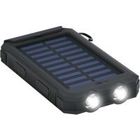 Outdoor Solar-Powerbank 8.000 mAh, 10 W, robustes Travel Essential mit vielen Sicherheits-Features für anspruchsvolle Outdoor-Einsätze. von Goobay