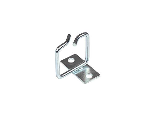 Good Connections Kabelführungsbügel - 40 x 40 mm - Stahl verzinkt - mit Seitlich versetzter Montageplatte zur strukturierten Kabelführung im Netzwerk-/Serverschrank von Good Connections