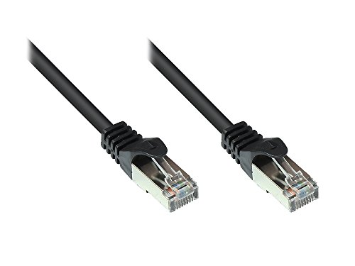 Patchkabel, Cat. 5e, SF/UTP, schwarz, 3m, Good Connections® von Good Connections