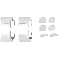 Good Life Klemmhalter für Sichtschutz, (Set, 4 St.), im Wunschmaß, einseitig verschiebbar, Made in Germany von Good Life