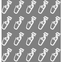 Good Life Klick-Gleiter "Alves" für Vorhangstangen mit breitem Lauf (6 mm) von Good Life