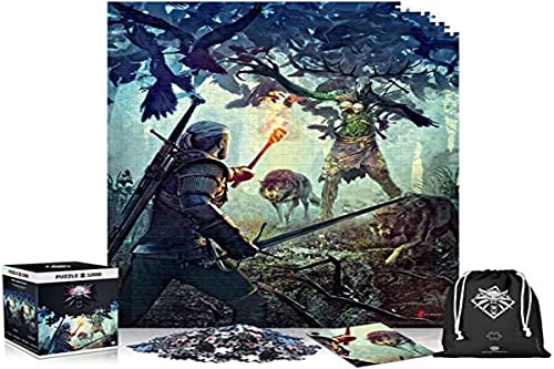 The Witcher 3: Wild Hunt Leshen | 1000 Teile Puzzle | inklusive Poster und Tasche | 68 x 48 | Der Hexer | für Erwachsene und Kinder ab 14 Jahren | Spiel-Artwork Motiv The Witcher 3: Wild Hunt Leshen | 1000 Teile Puzzle | inklusive Poster und Tasche | 68 x 48 | Der Hexer | für Erwachsene und Kinder ab 14 Jahren | Spiel-Artwork Motiv von Good Loot