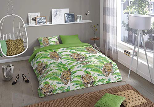 Good Morning Bettbezug Jungle Green 200 x 220 cm von Good Morning!