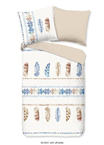 Single Duvet Cover 135 x 200 cm Flannel No. 30130 Off-White von Good Morning