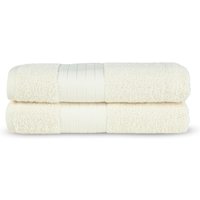 good morning Badetücher "Uni" Baumwolle, Walkfrottee, Bordüre, 500 GSM, Einfarbig, Ohne Aufhängung von Good Morning