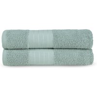 good morning Badetücher "Uni" Baumwolle, Walkfrottee, Bordüre, 500 GSM, Einfarbig, Ohne Aufhängung von Good Morning