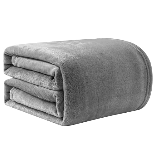 Good Nite Kuscheldecke Flauschig, Decke Tagesdecken Sofadecke XXL Wohndecke Fleecedecke 200x230cm Grau Soft Warme Decken, Fluffy Blanket von Good Nite