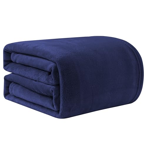 Good Nite Kuscheldecke Flauschig Decke Tagesdecken Sofadecke XL Wohndecke Fleecedecke 150x200cm Marineblau Soft Warme Decken Fluffy Blanket von Good Nite