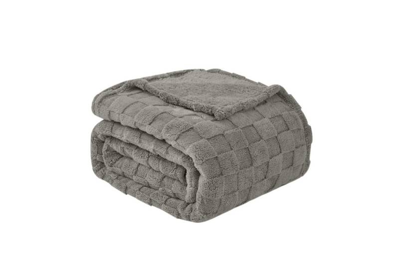 Good Nite Tagesdecke Gemütliche Fleecedecke - flauschig & kariert für alle Jahreszeiten, Flauschig, Weich, Bequem, Leicht von Good Nite