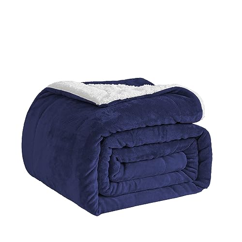 Good Nite Kuscheldecke Flauschig 200x230cm Weiche Fleece Sofadecke für Couch & Wohnzimmer Flauschige Wolldecke Grau Sherpa Decke mit Premium Flauschfleece von Good Nite