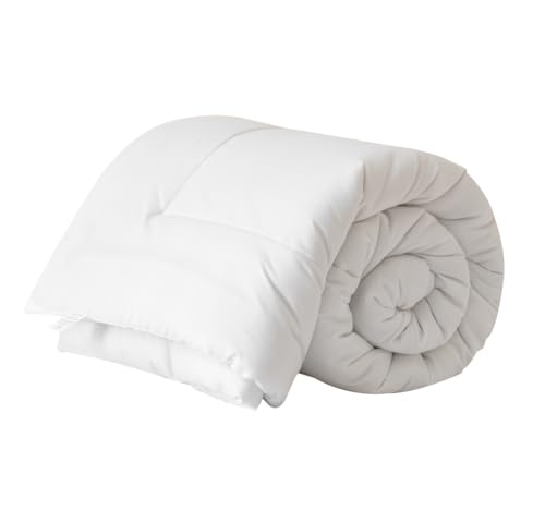 Good Nite Winterdecke 220x240 cm 460gsm Warme Bettdecke für den Winter Bedding Steppbettdecke Bettdecke mit Polyesterfüllung Mikrofaser Schlafdecke Weiß 220x240cm von Good Nite