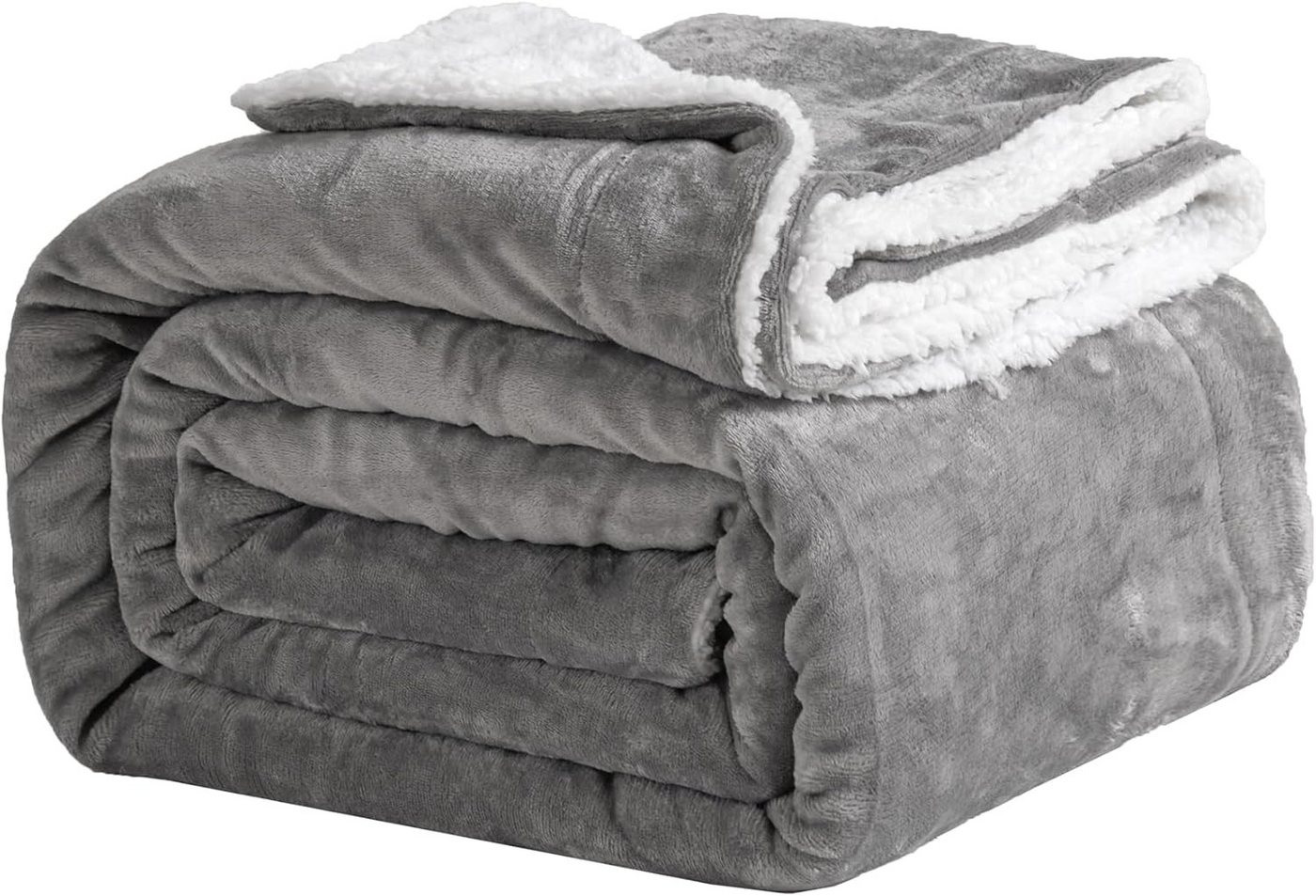 Wohndecke Kuschelige Wohndecke Fleecedecke mit Sherpa-Futter als Sofaüberwurf, Good Nite, Reversible, Skin Friendly, Lightweight, Tear Resistant, Breathable Wohndecke Kuschelige Wohndecke Fleecedecke mit Sherpa-Futter als Sofaüberwurf, Good Nite, Reversible, Skin Friendly, Lightweight, Tear Resistant, Breathable von Good Nite