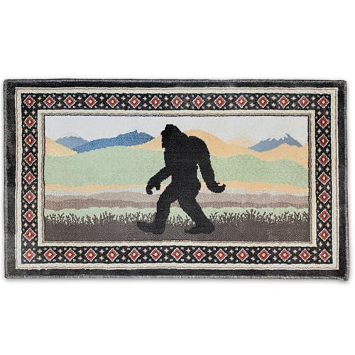 Goods of the Woods Vista II, rechteckiger Herd-Teppich, Lodge-Kollektion, 76,2 x 127 cm, (The Sasquatch) von Good Of The Woods