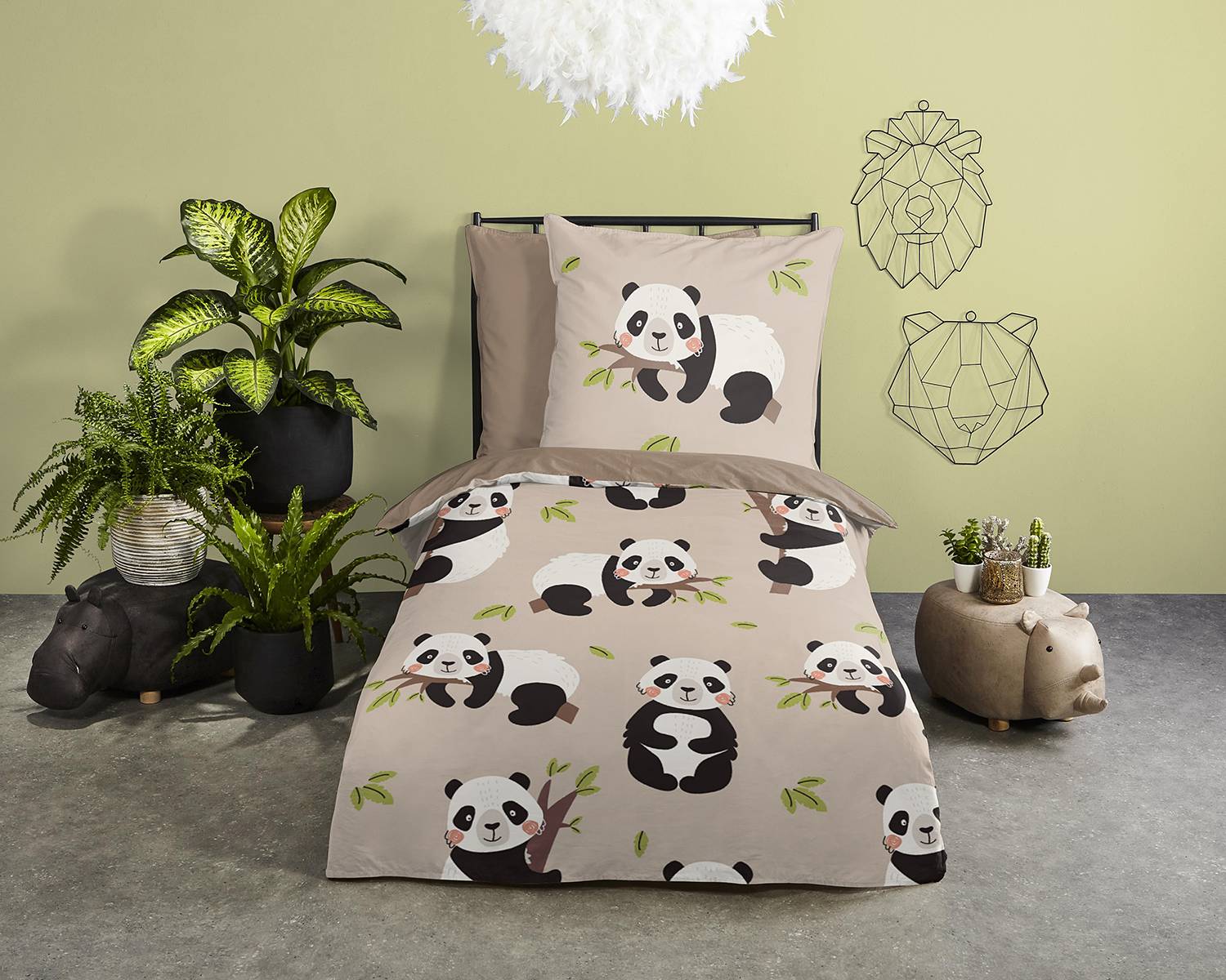 Kinderbettwäsche Panda von Good morning