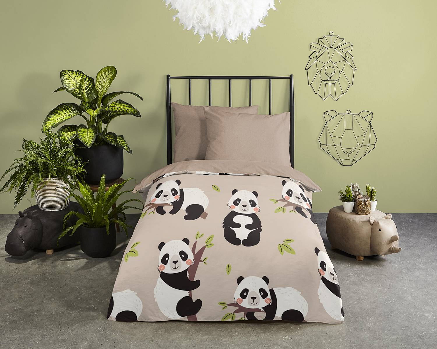 Kinderbettwäsche Panda von Good morning