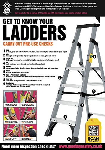 Good to Go Safety 51361 A2 Poster Leiterinspektions-Checkliste, Synthetikpapier Good to Go Safety 51361 A2 Poster Leiterinspektions-Checkliste, Synthetikpapier von Good to Go Safety