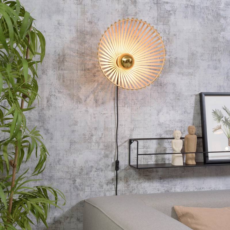 Good & Mojo Bromo Wandleuchte Wandlampe Leuchte Lampe E27 Asymmetrisch ø 40 Cm B-Ware von Good&Mojo