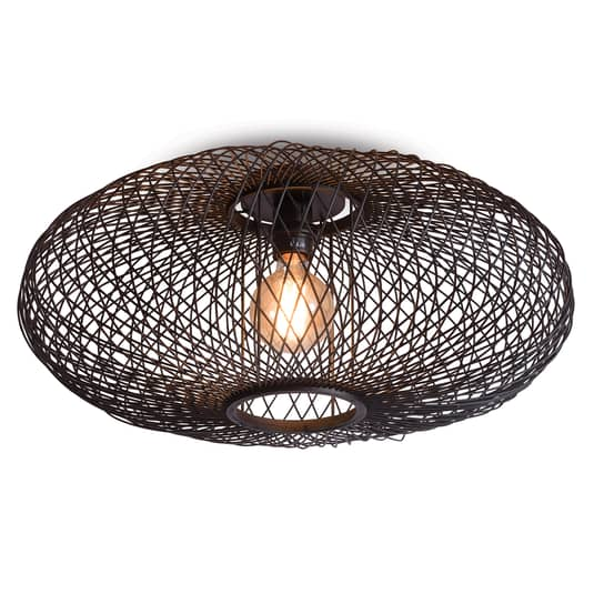 Good & Mojo Cango Deckenleuchte Ellipse Deckenlampe Deckenlicht Leuchte Schwarz B-Ware von Good&Mojo
