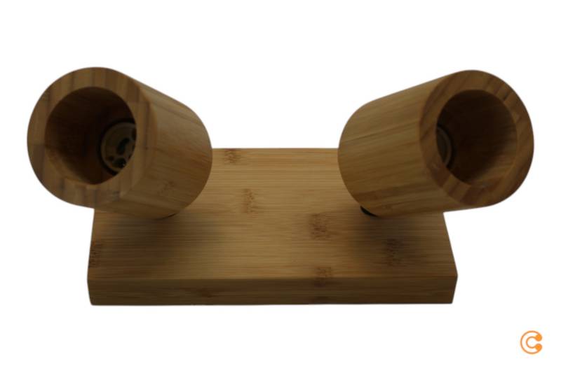 Good&Mojo Deckenleuchte Java In Natur Gu10 2 Flammig Deckenlampe Lampe Leuchte B-Ware von Good&Mojo