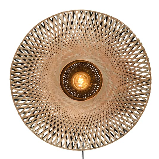 Good & Mojo Kalimantan Wandleuchte Wandleuchte Wandlicht Deko Flurlicht E27 ø60c B-Ware von Good&Mojo