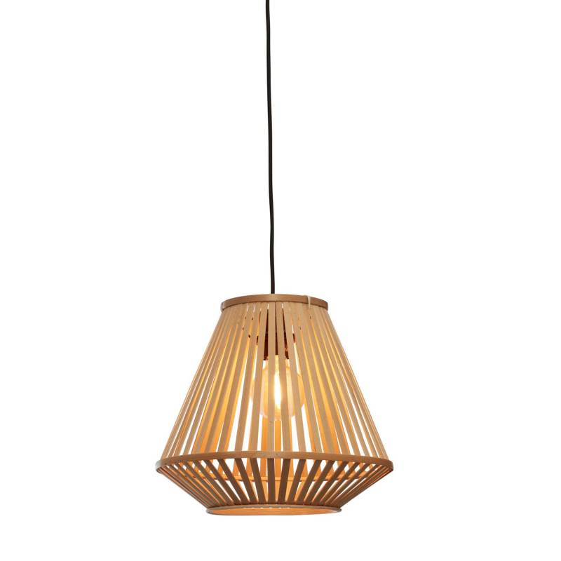 Good & Mojo Merapi Hängelampe 30x30 Natur Hängeleuchte Lampe Leuchte Licht E27 B-Ware von Good&Mojo