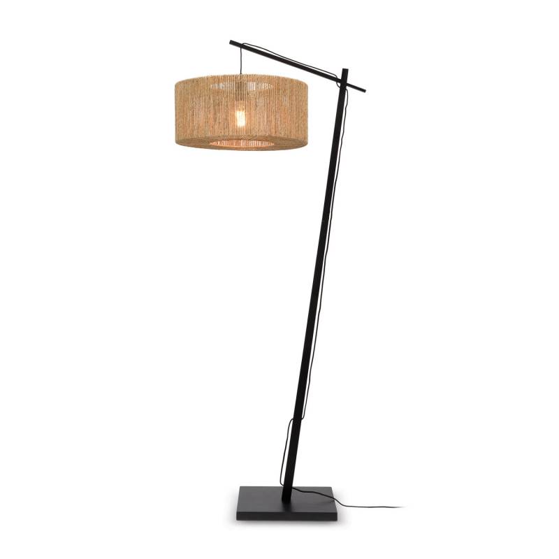 Good & Mojo Stehlampe Lampe Iguazu Natur Schwarz ø50cm Zylinder B-Ware Good & Mojo Stehlampe Lampe Iguazu Natur Schwarz ø50cm Zylinder B-Ware von Good&Mojo