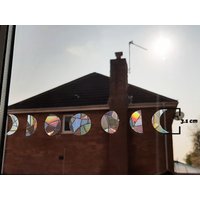 Schmetterling Phase Lunar Regenbogen Sonnenfänger Aufkleber 7 Halbmond Mondphase Fensterfolie Prisma Dekoration Geburtstagsgeschenk Für Ihre Mutter von GoodHealingSourceUK