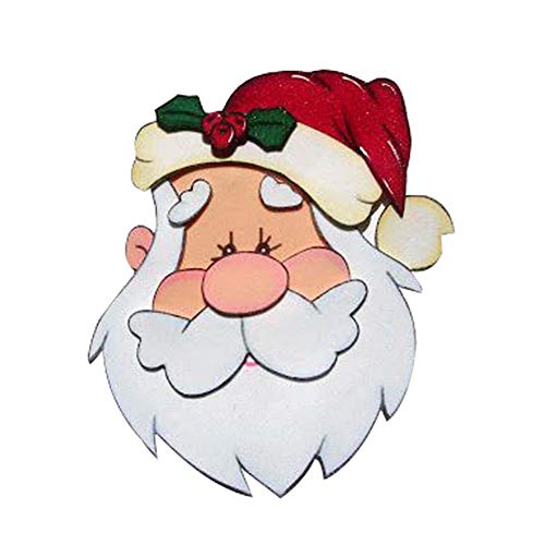 GoodLuvk28 Xmas Santa Claus Cutting Dies DIY Scrapbooking Papierkarten Album Craft Decor, Stanzvorlage, Lustige DIY-Kartenherstellung Silber von GoodLuvk28