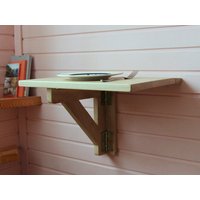 Wandtisch Für Eine Person - Klapptisch Platzsparende Möbel Klappregal Schwimmender Tisch Warmer Holzschreibtisch von GoodMoodWoods