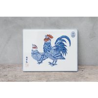 Huhn Hahn Keramikfliese Kunsthandwerk Dekorative Wandkunst von GoodOldTimeArt