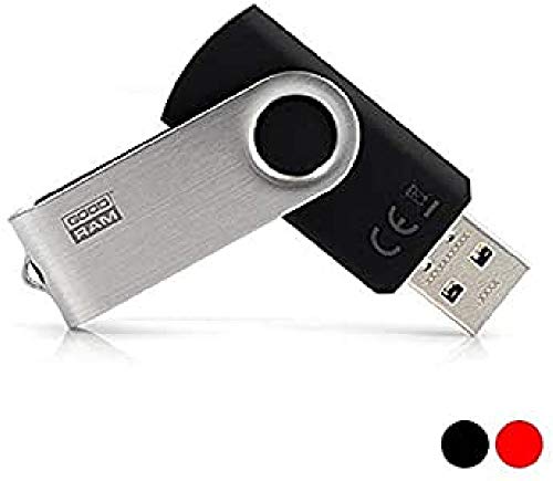 GOODRAM UTS3 16 GB USB 3.1 (3.1 Gen 2) Type Red USB Flash Drive – USB-Sticks (16 GB, USB 3.1 (3.1 Gen 2), Type, 60 MB/s, Swivel, Red) von goodram