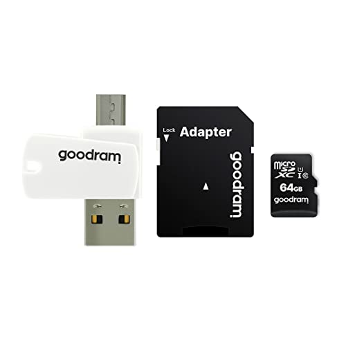 GOODRAM 64GB M1A4 All in One Micro Card Class 10 UHS I + Card Reader von goodram