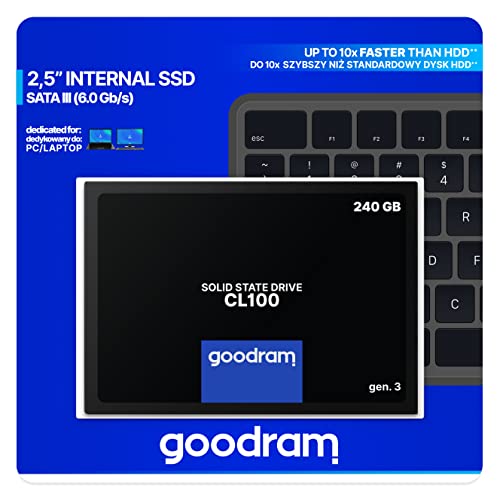 GoodRam SSD CL100 Gen. 3 240GB SATA III 2 5 von goodram