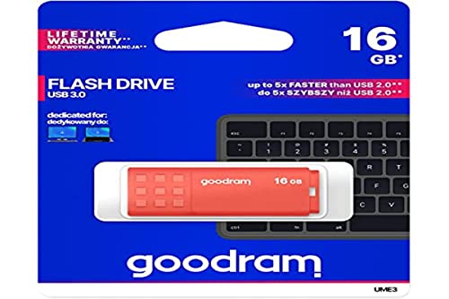 Goodram UME3-0160O0R1 USB-Stick 16GB USB Type-A 3.2 Gen 1 (3.1 Gen 1) Orange von goodram
