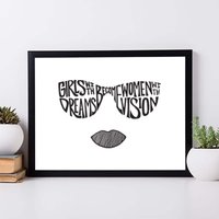 Women With Vision Art Print Inspirierende Bürodeko | Ungerahmt von GoodShepardDesigns