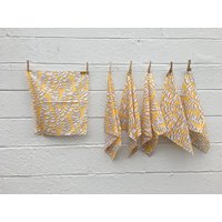 Thai Baumwolle Bedruckte Servietten - Set Mit 6 von GoodSurplus