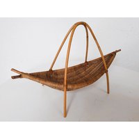 50Er Vintage Korb Obstkorb Körbchen Rattan Geflecht Deko Nostalgie 70S von GoodTimesDeutschland