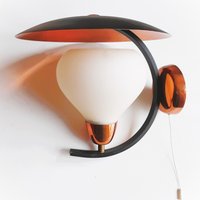 60Er Vintage-Wandleuchte Laternenlampe Aus Kupfer Und Opalglas 60Er Vintage-Wandleuchte Laternenlampe Aus Kupfer Und Opalglas von GoodTimesDeutschland